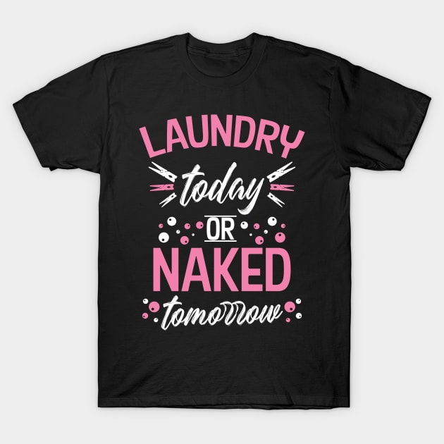 Laundry Washing Housewife T-Shirt by Teeladen